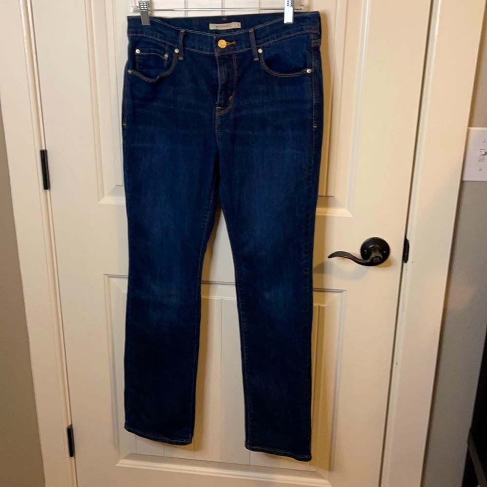 Levi’s Dark Wash 505 Straight Leg Jeans
